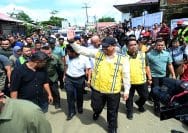 Gubernur Sumatera Utara (Sumut), Muhammad Bobby Afif Nasution tinjau ruas jalan Nias Utara.