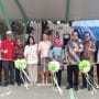 Ketua Kadin Kota Bekasi, Qadar Ruslan Siregar (Kedua dari kanan) saat menghadiri peresmian iGREEN EV Station di STT Bina Tunggal Kota Bekasi, Sabtu (15/8/2026).
