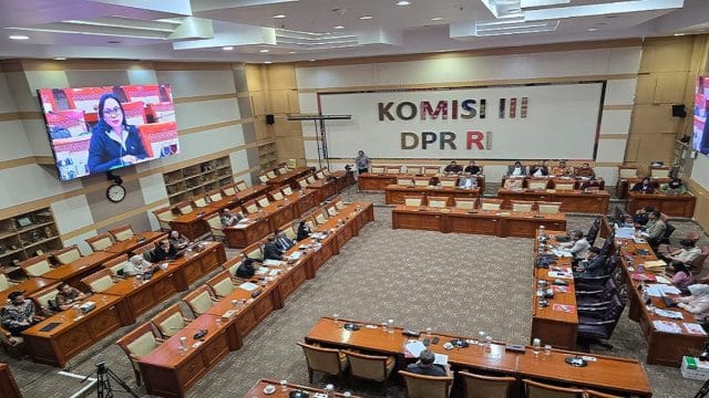 Komisi III DPR RI Gelar Fit And Proper Test Calon Hakim Agung di Kompleks Parlemen, Senayan, Jakarta, Rabu (12/8/2026).