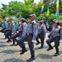Lomba Peraturan Baris Berbaris Satlinmas Tingkat Kota Bekasi