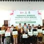 Penyaluran bantuan Baznas Kota Bekasi di Pendopo Pemerintah Kota Bekasi, Selasa (11/8/2026).