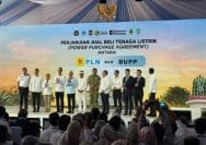 Sejumlah pejabat pusat dan daerah saat menghadiri peletakan batu pertama pembangunan PSEL di Kelurahan Ciketing Udik, Kecamatan Bantargebang, Kota Bekasi. Rabu (26/8/2026).