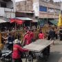Situasi penertiban ratusan Pedagang Kaki Lima di Pasar Baru Bekasi