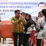 Wali Kota Magelang, Damar Prasetyono saat hadiri Seminar Kebijakan Penerapan Koding dan Kecerdasan Artifisial di Semua Jenjang Pendidikan yang digelar di Gedung Wanita Kota Magelang, Kamis (6/8/2026).