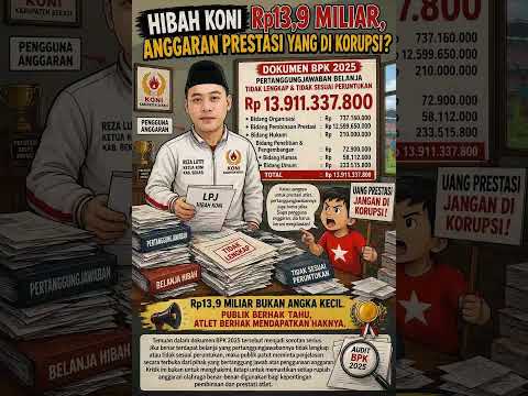 BPK Temukan Pertanggungjawaban Dana Hibah KONI Rp13,9 Miliar Bermasalah