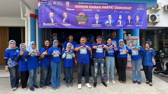 DPC Partai Demokrat Kota Bekasi Gelar Donor Darah, Perkuat Solidaritas dan Gotong royong