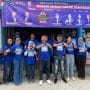 Jajaran pengurus DPC Partai Demokrat Kota Bekasi saat kegiatan donor darah, Minggu (27/9/2026).