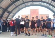 Ketua LPM Ciketingudik, Salim Samsudin dalam kegiatan festival budaya Ciketingudik Culture, Minggu (27/6/2026).