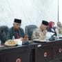 Kunjungan Komisi VIII DPR RI dalam rangka penguatan koordinasi dan kesiapsiagaan bencana di Aula Kantor BPBD Kabupaten Bekasi, Cikarang Pusat, Kamis (17/9/2026).