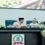 Rapat Paripurna Istimewa dalam rangka Peringatan Hari Jadi ke-393 Karawang yang bertempat di Ruang Rapat Paripurna Gedung DPRD Kabupaten Karawang, Senin (14/9/2026).