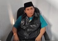 Wakil Ketua I BAZNAS Kota Bekasi, H. Mohammad Nurcholiq saat menyampaikan keterangan.