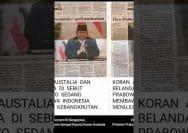 Media Australia dan Belanda Soroti Ekonomi RI di Era Prabowo