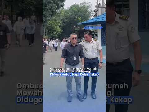 Sidak Ombudsman RI Di Lapas Cibinong Temukan Hunian Napi Seperti Apartemen