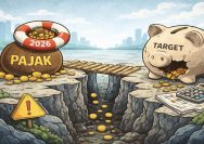 Ilustrasi Target Pajak 2026 Terancam