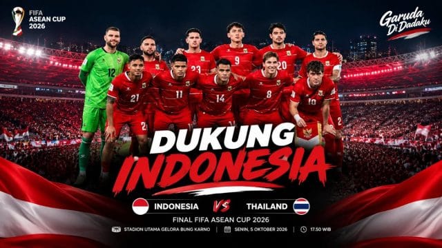 Indonesia vs Thailand di Final FIFA ASEAN Cup 2026