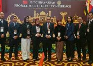 Jamdatun, R Narendra Jatna saat mewakili Jaksa Agung RI dalam konferensi ke-16 CAPGC di Bandar Seri Begawan, Brunei Darussalam.