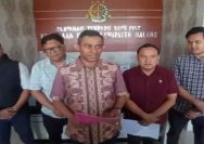 Kajari Kabupaten Malang Dr Fahmi SH MH saat konfrensi pers, Jumat (23/10/2026).