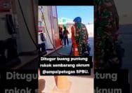 Ditegur Soal Puntung Rokok di SPBU, Pria Berpakaian Loreng Diduga Pukul Petugas