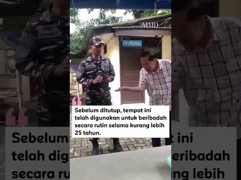 Gereja di Gunung Sahari Ditutup setelah 25 Tahun, Jemaat Berharap Bisa Kembali Beribadah