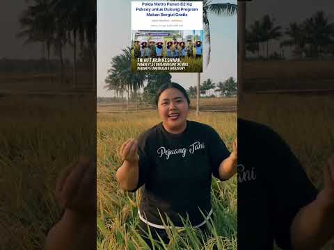 Panen Padi TNI Disetor ke MBG, Petani Kritik Persaingan dengan “Petani Berseragam”